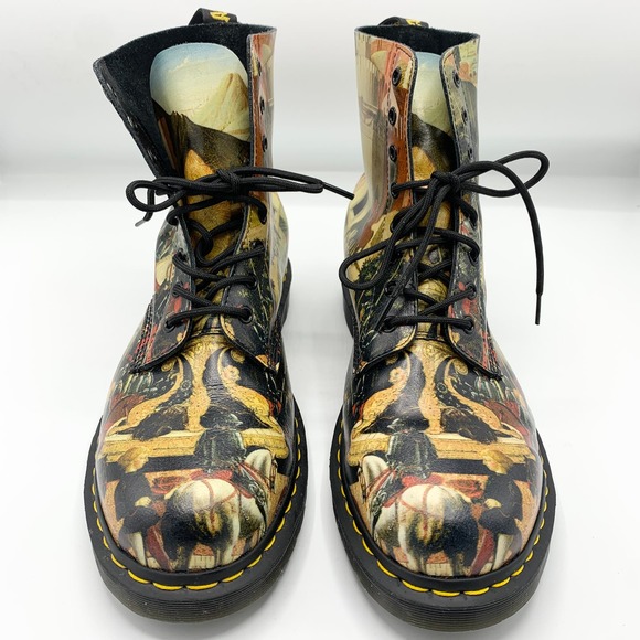 Dr. Martens Men's D'Antonio Pascal Renaissance Leather Boots - Picture 10 of 15
